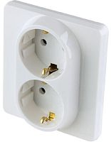 Розетка с заземлением без рамки Legrand Inspiria 1-м. 2 мод. белый картинка